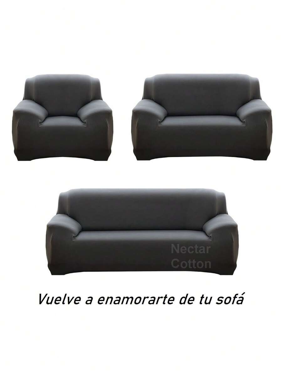 Funda de sofá de alta elasticidad en colores sólidos, lavable a máquina, fácil de instalar, suave al tacto y resistente a la suciedad. Adecuada para salas de estar, dormitorios, oficinas y otros espacios. Especialmente ideal para lugares con mascotas como gatos y perros. Disponible en varios tamaños.