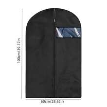 Premium Garment Bags For Clothes - Insect, Moisture, And Mildew-Proof Plastic Suit Covers With Zipper For Closet Organization And Storage