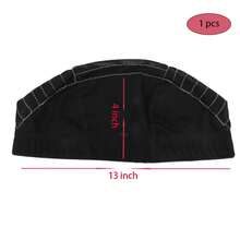 Gorro de malla sin pegamento con línea blanca para hacer peluca, gorro de mapa Frontal negro con línea guía para redecilla para principiantes, cierre de encaje 4*4, 1 Uds. - Línea de malla de 13x4, 1 pieza - Ver 12