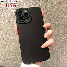 A Solid Black Phone Case Is Compatible With Iphone Models 15, 14, 13, 12, 11 Pro Max, X, XS Max, XR, 14 Plus, And 15 Plus. - Black - View 3