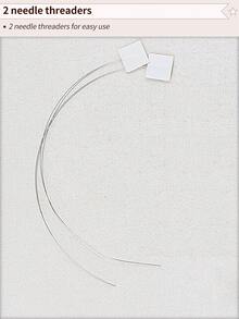 1 قطعة/2 قطعة/4 قطع إبرة تطريز DIY قابلة للضبط الطول مع 3 أطوال مختلفة لرؤوس الإبر