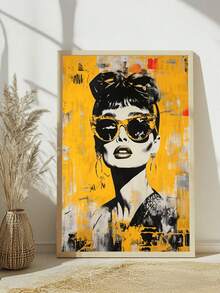 Audrey Yellow Decorative Frames – Ideal Frame For Living Room, - Mocha Brown - View 6