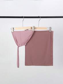 2件65*180厘米女士纯色肩带帽+纯色雪纺长围巾披肩和围巾毯子颈巾。柔软、轻盈、舒适、多功能，大码超大码男女通用晚礼服派对办公室婚礼晚礼服户外旅行礼物