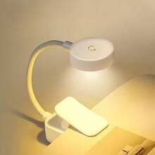 1/2 Unidades Lámpara de iluminación para acuario con pinza, 3 fuentes de luz de color, conmutación entre modos de luz blanca, cálida y neutra, brillo ajustable, cabeza giratoria 360°, flexible y portátil, tamaño pequeño, alimentada por batería (batería no incluida)/versiones recargables, adecuada para plantas de acuario, recipiente de vidrio, pequeño estanque de agua dulce, accesorio de iluminación para acuario, lámpara para pecera, lámpara para libros pequeños