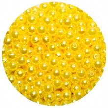 ABS Pearl 8mm 250 Units - Canary Yellow - View 3