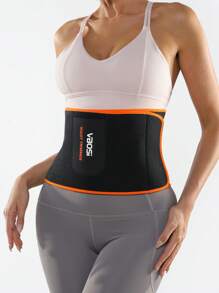 VBOSI Centură de talie din neopren unisex pentru femei și bărbați, 1 bucată - Centură reglabilă pentru slăbire, pentru susținere a abdomenului, la sală și pentru uz zilnic