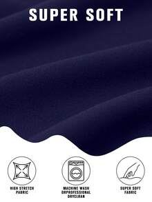 2 Pack Yoga Pants Women Wide Leg Pants With Pockets High Waist Stretch Dress Casual Sweatpants - Black Navy - View 3