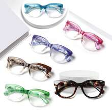 JOSCHOO 3 Pack Reading Glasses Women And Man Anti BlueLight Readers Anti Eyestrain Reading Glasses Blue LightBlocking Computer Eyeglasses - HỖN HỢP MÀU SẮC - Xem 6