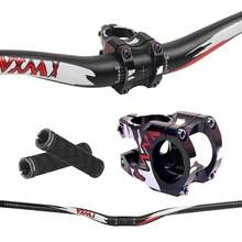 VXM 1 Set MTB Handlebar Components, Aluminum Alloy 78cm Ape Hanger, Super Light Hollow 3.5cm Colorful Stem, Single-Sided Lock-On Grips, Bicycle/Road Bike Outdoor Riding Handlebar Accessories - Multicolor - View 8