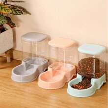 Automatic Pet Feeder Cat Drinking Bowl Cat Bowl Large Capacity Dog Bowl 3.8L Combination Food Storage Bucket Pet Supplies