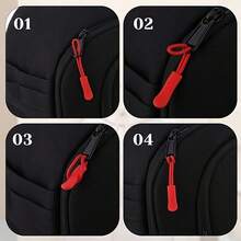 50pcs Mixed Color Zipper Pull Replacement Tags, Durable Zipper Extension Fixer For Suitcases, Backpacks, Jackets, Wallets, Handbags - Various Color Zipper Pulls Set