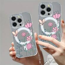 Compatible con phone 16 Pro, 15/14 Plus, 13/12/11 Pro, este innovador y elegante teléfono magnético de acrílico transparente ofrece gran resistencia. Presenta un diseño clásico mixto y ofrece alta calidad tanto para hombres como para mujeres. - Colores mixtos 1 - Ver 5