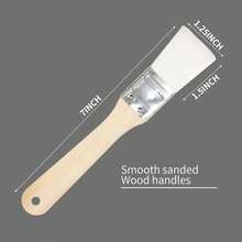 Set Of 3 Chip Paint Brushes With Synthetic Bristles Priming Painting, Varnishing, Wood, Walls, Painting - 1 - View 4