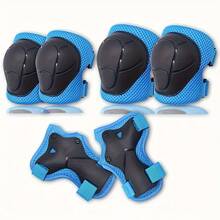 ZhuiWei 6pcs Knee Pads, Hand Guards, Elbow Pads Set, ,Lightweight And Comfortable To Wear - Breathable - Suitable For Riding, Skating, Skateboards