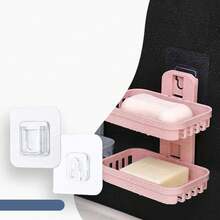 6/12/18/24pcs Transparent Easy-To-Use Adhesive Wall Mounted Hook, No Drilling Required, Reusable PVC Strong Paste Hook, Home Storage Accessories - Clear - View 7