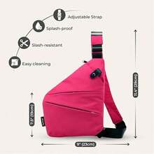 Bolso antirrobo, bolso bandolera antirrobo para mujer/hombre, bolso de hombro de moda, bolso de viaje, bolso bandolera para mujer