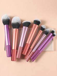 8pcs Professional Makeup Brush Set, High Quality Powder Brush, Blush Brush, Contour Brush, Eyeshadow Brush, Highlighter Brush, Makeup Brush Tools For Flawless Makeup,Brush Set,Makeup Brush Kit,Make Up Brush Set,Make Up Set Complete,Makeup Brush Set,Complete Makeup Kit,Brush Kit,Brushes Makeup Set,Makeup Gift Set,Set