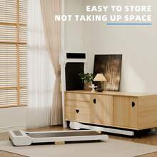High-Efficiency Brushless Motor Treadmill With LED Display And Countdown Modes, Compact Design, Supports 275lbs Capacity, Ideal For Home Fitness - White - View 9