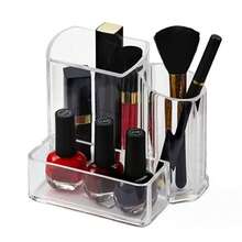 Transparent Lipstick Nail Polish Pencil Brush Holder Organizer - 無色 - 查看 6