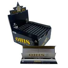 1/12/24张OHIS手卷纸，漂白木浆纸，110毫米，白色烟嘴，慢燃纸卷烟纸。手动卷烟纸小册子，吸烟配件。1张包含32片卷烟纸+32个过滤嘴。24张包含768片卷烟纸+768个过滤嘴。适用于节日派对、聚会、生日派对、圣诞节、父亲节、情人节，以及送给吸烟者的精美小礼物。 - 白色 - 查看 7