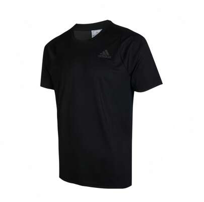 Adidas Camiseta deportiva casual holgada y transpirable de secado rápido para hombres, para correr y entrenamiento