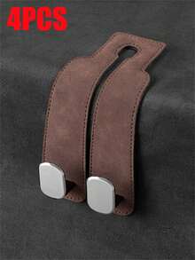 4Pcs,Car Hook ,Car Seat Cover With Hidden Hooks,PU Leather Material,Car Accessories,Vehicle Interior Accessories, Car Bag Storage Hook,Car Seat Back Upgrade Hidden,ABS Rear Seat Car Bag Storage Hook,For Various Vehicle Models,Travel,Outdoor,Back To School For Women Storage Organizer Travel Essentials Gift Back To School - Multicolor - View 22