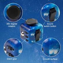 Multi-Color Cube/Dice Toy, Creative Stress Relief Toy For Teenagers And Adults, Fidget Desk Decor