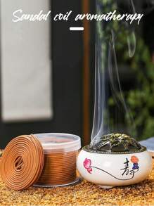 40pcs Spiral Coil Incense Sticks, Variety Of Scents For Holiday Party Favors, Natural Handmade Incense Sticks For Meditation, Relaxation, Stress Relief, Sleep, Natural Sandalwood Scent, Freshens Air, Suitable For Outdoor Camping, Home Daily Use And Relaxing Weekends