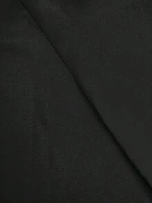 Elegant Vacation Casual Solid Color Skirt - Black - View 10