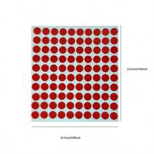 Placa de color de frijol de manicura, pegatinas transparentes de puntos de doble cara, 1000 pegatinas, suministros para uñas, herramientas para uñas, herramientas de arte de uñas, de vuelta a la escuela, uñas, herramientas para uñas para uñas postizas