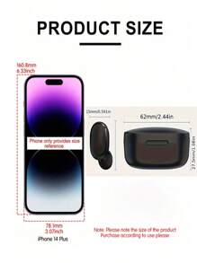 1 Pc A6S Hi-Fi Sports Wireless Headset, Long Battery Life, Hands-Free Calling Music And Exercise Earbuds, Hi-Fi Stereo Wireless Bluetooth Headset Mini Sports In-Ear Bluetooth Headset Sports TWS Low Power Remote Noise Cancellation With LED Digital Display Touch Control Earbuds, IPad, Laptop, IOS/Android Users, Gifts For Family, Friends, Birthdays, Christmas, Winter, Holiday Small Portable, Immersive Stereo