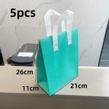 5 件套保温外卖袋，一次性冷藏袋，用于保温食物、饮料、牛奶、咖啡，颜色有白色、橙色、绿色、黄色、海军蓝、天蓝色可选