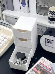 2/1pc Portable Jewelry Box, Small Jewelry Box, Home Jewelry Organizer, Travel Organizer, Mini Storage Box, Travel Jewelry Zipper Case, Cute Cosmetic Bag, Back To School Essential, Holiday Gift (Easter, Mother's Day, Bridesmaid, Christmas, Halloween, Wedding, Valentine's Day), Summer Travel Essential, Travel Accessory, Small PU Leather Travel Jewelry Storage Box