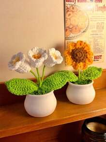 Handmade Simulation Sunflower Potted Plant, Home Decoration, Car Ornament, Office Decoration,Table Decoration,Teacher's Day Gifts, Birthday Gifts, Mother's Day Gifts, Thanksgiving Gifts,Artificial Flower,Home Decor,Kitchen Decor Decor,Room Decor,Christmas Decor,Party Decor,Decorative Crafts,Desk Ornaments,Table Decorative Ornaments,Party Gift Decorations,Christmas Decorations,Christmas Gift.