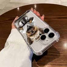 Karate Dog Mobile Phone Case, Designed With Black Belt And Karate Gi, Suitable For IPhone 16, 15, 14, 13, 12 And 11 Pro Models, Made Of TPU Material, And Provides Shockproof Protection. Perfect For Family, Friends, Children, Birthdays, Spring, Holidays, Boyfriends, Girlfriends, And Valentine's Day Gifts - Clear - View 2