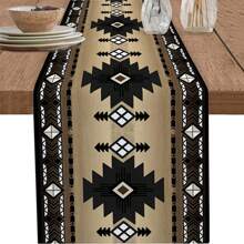 1 Pc Boho Western Table Runner,Kitchen Dinner Cafe Table Runners,Decor For Coffee Party Wedding
