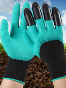 1pair Of Gardening Gloves - Waterproof, Puncture Resistant, Claw Shaped Design, Wear-Resistant, Suitable For Digging, Weeding, And Planting. Gardening Tools. Garden Labor Gloves.