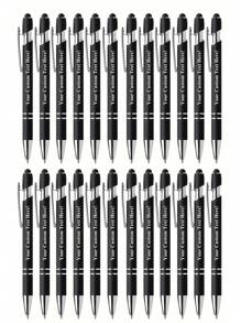 1/3/6/12/24pcs Customized Copywriting Inspirational Pen Ballpoint Pen Teacher Colleagues School Office Supplies Black Ink Inspirational Graduation Gift Father's Day, Easter, Graduation Season, Wedding,Back To School,School Supplies
