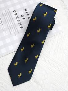 1pc Unisex Animal Pattern Polyester Necktie, Workplace AccessoryMen Necktie - Multicolor - View 13