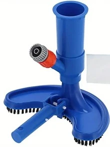 Cap de aspirator portabil pentru piscină, din plastic albastru, cu aspirație ridicată și eficientă, hidraulic manual, pentru piscină, echipamente și accesorii de curățare a piscinei