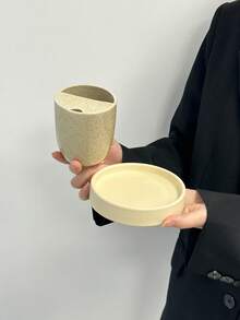 1 件北欧风格带镂空陶瓷咖啡杯，ins 美式拿铁咖啡杯，家用饮水杯，便携式旅行杯，节日礼物，生日祝福，派对用品，送给男朋友和女朋友的开学礼物