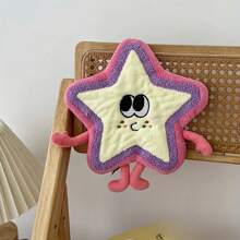 1pc/3pcs Dopamine Star Cartoon Towel, Cute Star Dishcloth, Polyester, Soft & Absorbent, Modern Style, Cartoon Pattern | Kitchen And Bathroom Towels, For Hand Washing. Back To School Dish Cloths Kitchen Towel