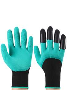 1pair Of Gardening Gloves - Waterproof, Puncture Resistant, Claw Shaped Design, Wear-Resistant, Suitable For Digging, Weeding, And Planting. Gardening Tools. Garden Labor Gloves.