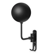 Soporte para Casco de Motocicleta, Casco Percha para Casco Giratorio de 180° Montaje para Chaquetas de Motocicleta, Sombreros, Cascos de Rugby - Negro - Ver 1