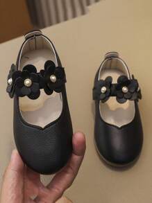 1 Pair Girls Slip-On Flats, Non-Slip Wear-Resistant, Spring & Summer