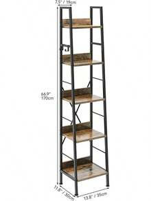 Magazine Rack - Rustic Brown - View 4