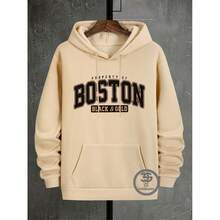 Boston Sweatshirt Cold Weather Jacket Printed Sweatshirt Various Colors Premium Line Immediate Shipping - Dark Grey - View 6