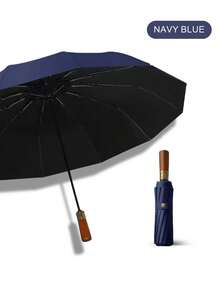 [Minimum Order: 1 Pc] [Customized Christmas Gift] Customized Christmas Ritual 24 Rib Dual-Use Automatic Three-Fold Umbrella