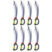8pcs Inflatable Pirate Knives, Pirate-Themed Party Inflatable Swords, Suitable For Birthday Parties, Festivals, Role Play Stage Props - Multicolor - View 1