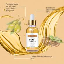 Hip & Buttock Firming Oil – Natural Lifting & Tightening Moisturizer For Body Contouring – Hydrating Essential Oil Blend To Improve Skin Elasticity & Smooth Texture – Non-Greasy Formula, 30ml - 黃色 - 查看 7